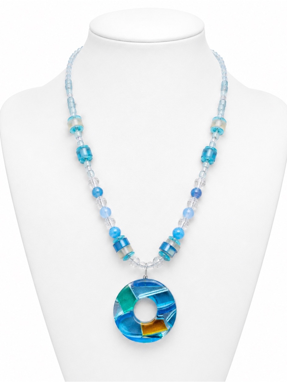 Beaded Acrylic necklace